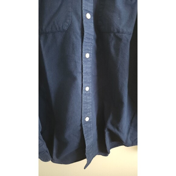 Nwt Abercrombie & Fitch Mens 100% CottoShirt Size Large Blue Pockets Long Sleeve - Picture 4 of 8